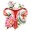 Uterus Anatomie Aufkleber - Floral | Codex Anatomicus Sale
