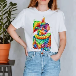 Verdauungssystem T-Shirt - Aquarell | Codex Anatomicus Discount