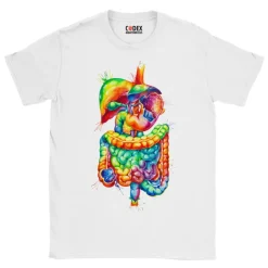 Verdauungssystem T-Shirt - Aquarell | Codex Anatomicus Discount