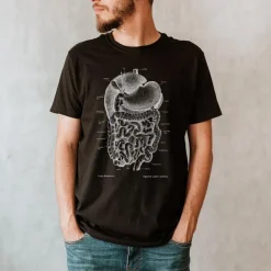 Verdauungssystem Unisex T-Shirt - Chalkboard | Codex Anatomicus Online