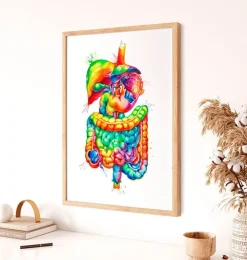 Verdauungssystems Anatomie - Aquarell | Codex Anatomicus Discount