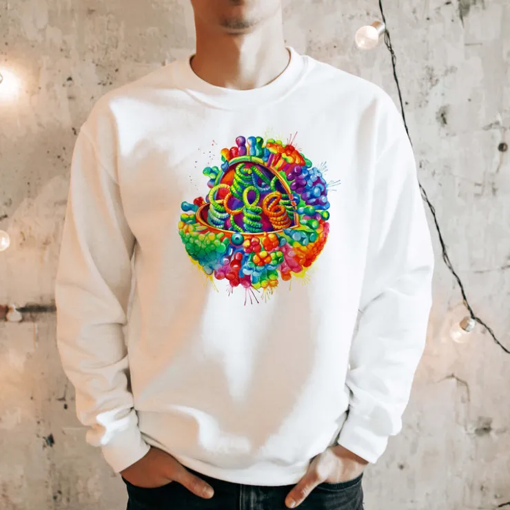 Virus Unisex Sweatshirt - Aquarell | Codex Anatomicus Online