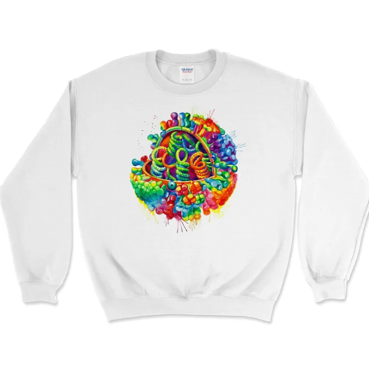 Virus Unisex Sweatshirt - Aquarell | Codex Anatomicus Online