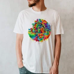 Virus Unisex T-Shirt - Aquarell | Codex Anatomicus Clearance