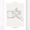 Wirbel Anatomie - Line-Art | Codex Anatomicus Sale