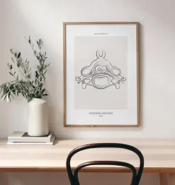 Wirbel Anatomie II - Line-Art | Codex Anatomicus Fashion
