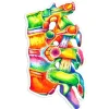 Wirbelsäulen Anatomie Aufkleber II - Aquarell | Codex Anatomicus Best