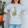 Wirbelsäulen Unisex Sweatshirt - Floral | Codex Anatomicus Hot