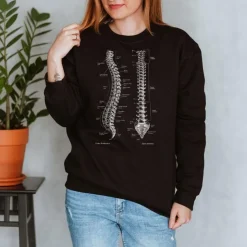 Wirbelsäulen Unisex Sweatshirt - Chalkboard | Codex Anatomicus Clearance
