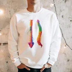 Wirbelsäulen Unisex Sweatshirt - Aquarell | Codex Anatomicus Fashion