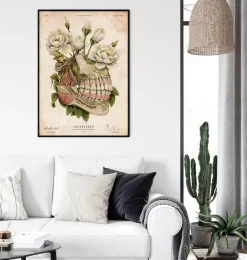Zahn Anatomie - Floral - Altes Papier | Codex Anatomicus New