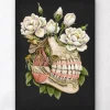 Zahn Anatomie - Floral - Schwarz | Codex Anatomicus Clearance