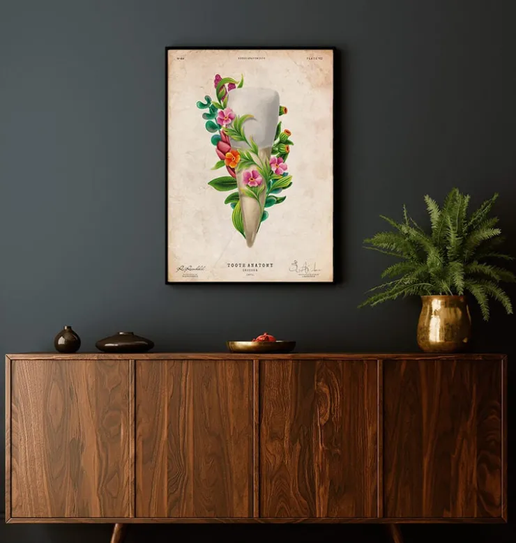 Zahnanatomie III - Floral - Vintage | Codex Anatomicus Fashion