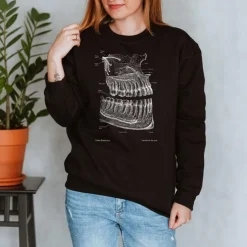 Zahnanatomie Unisex Sweatshirt - Chalkboard | Codex Anatomicus Clearance