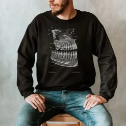 Zahnanatomie Unisex Sweatshirt - Chalkboard | Codex Anatomicus Clearance